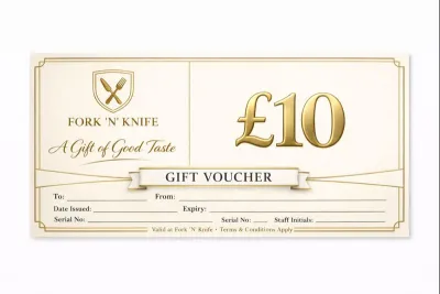 £10 Fork ’N’ Knife Voucher